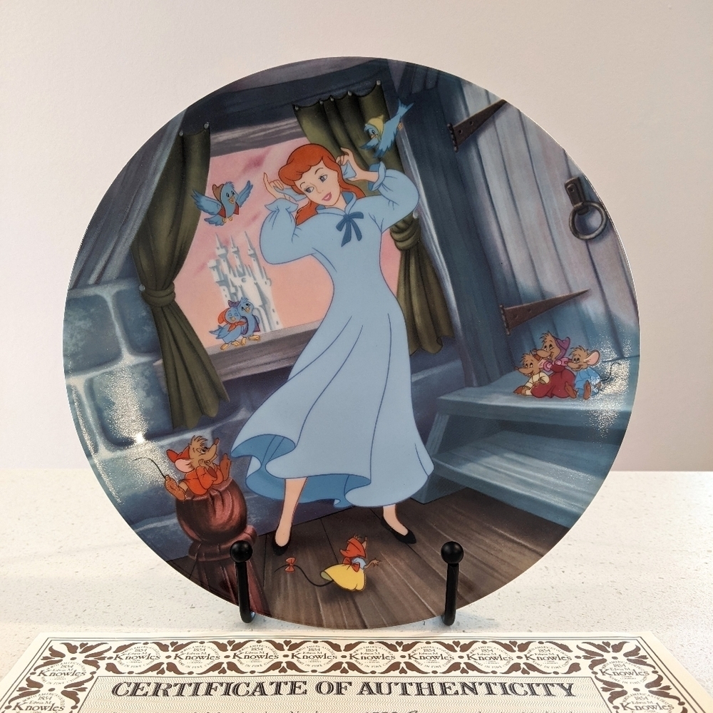 Disney Knowles Vintage Cinderella A Dream is a Wish Your Heart Makes China